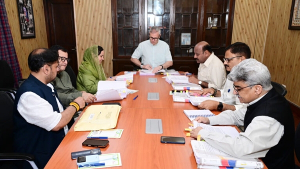 CM Omar Abdullah Chairs Cabinet Meeting In Jammu; Key Decisions On Governance Taken CM Omar Abdullah Chairs Cabinet Meeting In Jammu; Key Decisions On Governance Taken