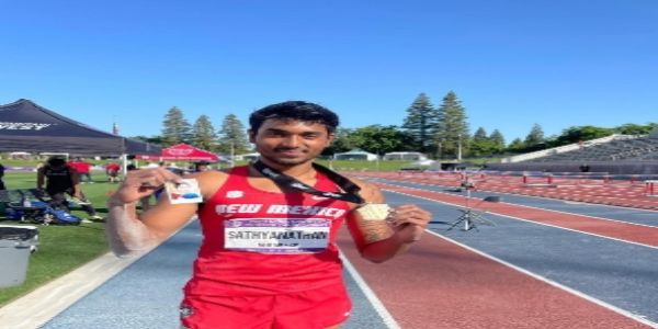 Indian Leaper Lokesh Soars to NCAA Gold, Shatters Indoor Record