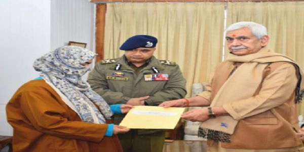 LG Hands Over Job Letter To Kin Of Photographer Killed In Nowgam Blast