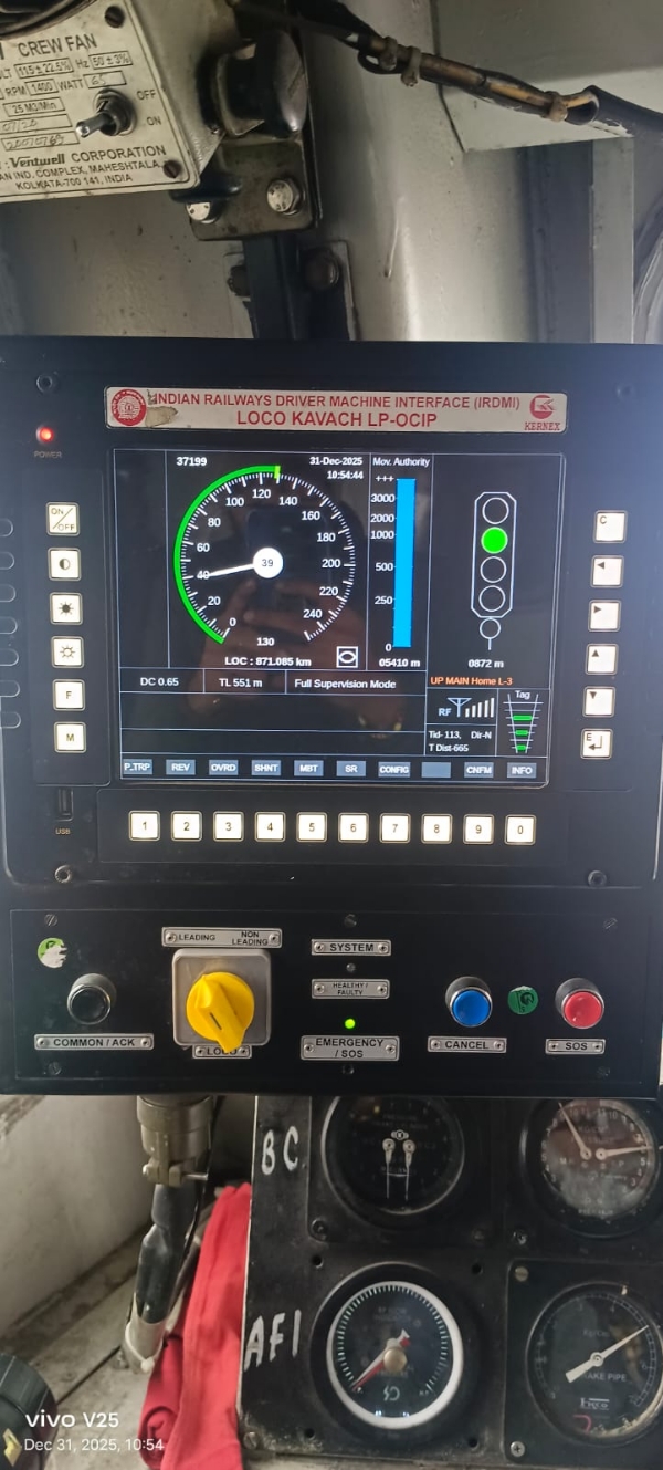 North Central Railway (NCR) is set to commission the Kavach Automatic Train Protection (ATP) System