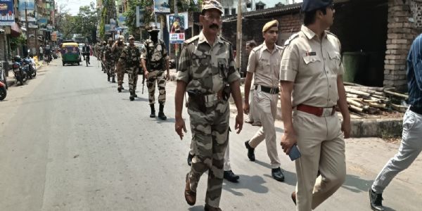 CBM route march conducted in Serampore ahead of polls to boost voter confidence