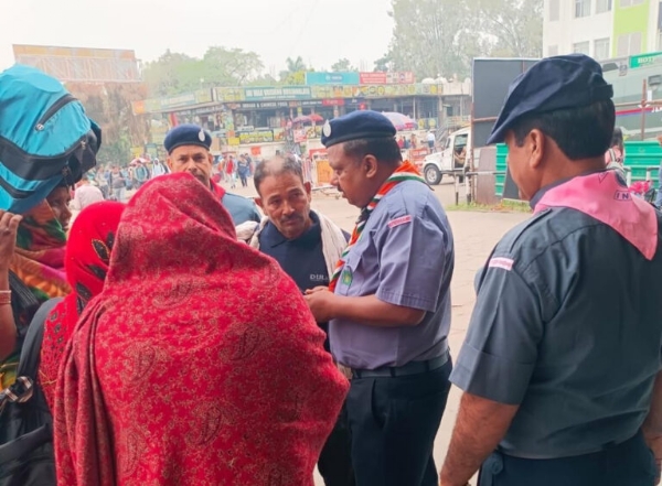 Scouts & Guides Deployed At Key Railway Station In Jammu For Crowd Management