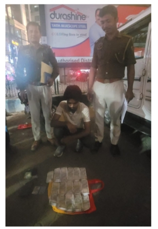 Image of the Person Arrested With Fake Currency Notes in Guwahati. Image of the Person Arrested With Fake Currency Notes in Guwahati.