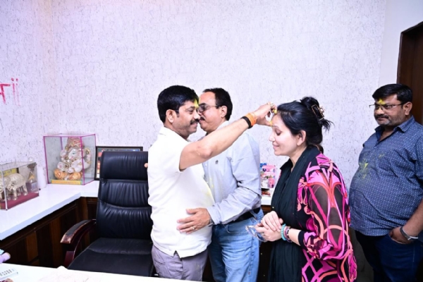 Nandi met BJP officials, workers, businessmen, supporters, and local residents Nandi met BJP officials, workers, businessmen, supporters, and local residents