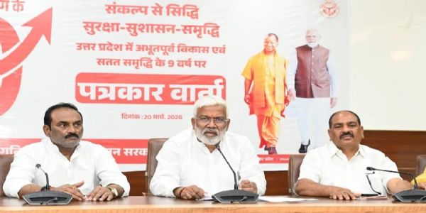 During SP rule, bombs of goons and terrorists used to explode, today sound of Har Har Bam Bam echoing in UP: Swatantra Dev Singh