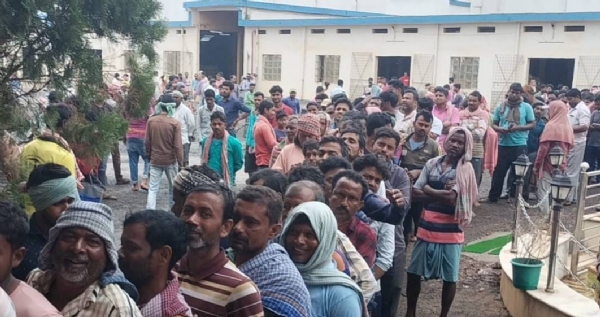 Potato farmers protesting