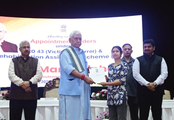 LG Sinha Announces Relaxation In Compassionate Appointments, Says 438 Get Approval Letters LG Sinha Announces Relaxation In Compassionate Appointments, Says 438 Get Approval Letters