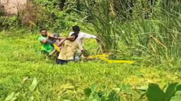 The body being recovered