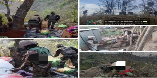 Security Forces Dismantle Bunkers, Seize Ammunition in Manipur’s Ukhrul