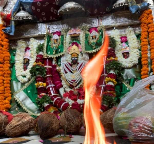Navratri festival at the Maa Kalyani Devi Temple