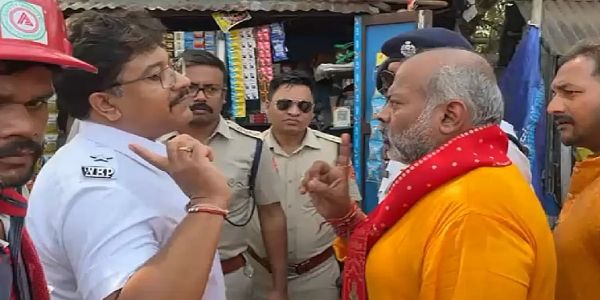 Chaos Erupts In Ram Navami Rally In New Town Over Alleged Weapons