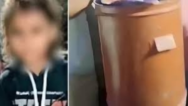 Missing minor found dead in flour canister