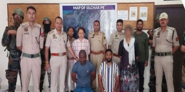 Nigerian National Arrested in Silchar; Four Others Held for Sheltering Him