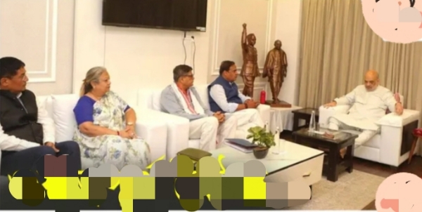 Union Home minister Amit Shah Holding a Key Meeting at Assam BJP Office Ahead of Assembly Polls. Union Home minister Amit Shah Holding a Key Meeting at Assam BJP Office Ahead of Assembly Polls.