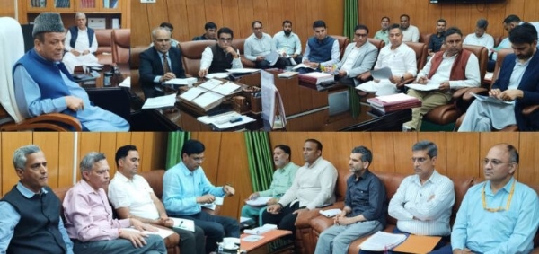 Speaker Chairs HLAC Meet, Reviews Implementation Of NeVA Project In J&K Assembly Speaker Chairs HLAC Meet, Reviews Implementation Of NeVA Project In J&K Assembly