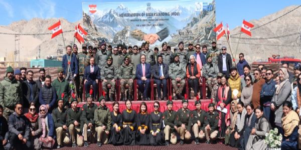 SIGNING OF MOU ON THE OCCASION OF WORLD WILDLIFE DAY BETWEEN FIRE & FURY CORPS, INDIAN ARMY, AND THE FOREST, ECOLOGY & ENVIRONMENT DEPARTMENT, UT LADAKH