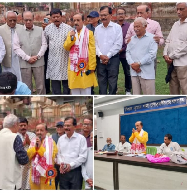 Image of the Independent Candidate Kushal Kumar Sharma’s Campaign in New Guwahati. Image of the Independent Candidate Kushal Kumar Sharma’s Campaign in New Guwahati.