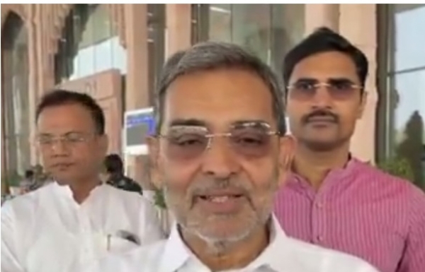 Upendra Kushwaha visited the Shri Ram Janmabhoomi Temple in Ayodhya
