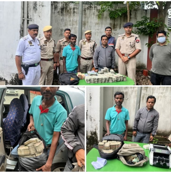 Image of the Seizure of the ₹57 Lakh by Flying Squad in Kokrajhar