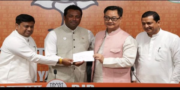 Former Tennis Star Leander Paes Joins BJP Ahead of West Bengal Elections