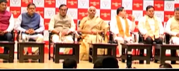 BJP leaders Releasing ‘Sankalp Patra’ Ahead of Upcoming Elections.