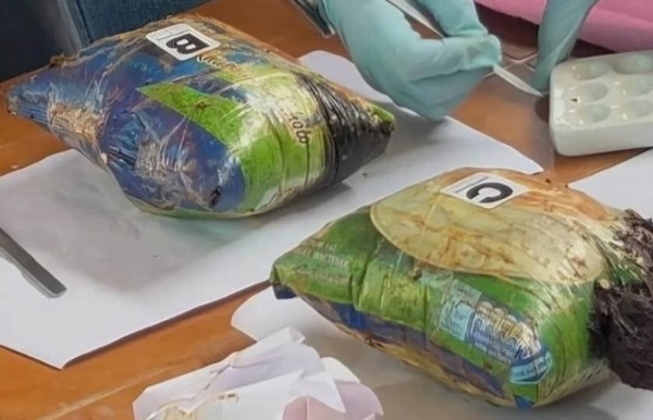 Image of the Two Kgs Of Opium Seized At Imphal Airport. Image of the Two Kgs Of Opium Seized At Imphal Airport.