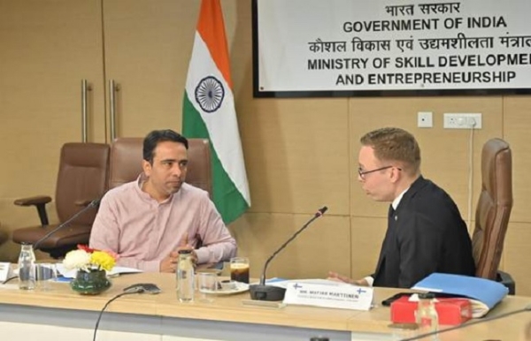 India and Finland Explore Enhanced Collaboration in Skills Training and Workforce Mobility