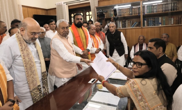 Nitish Kumar Files Rajya Sabha Nomination Amid Bihar Political Buzz