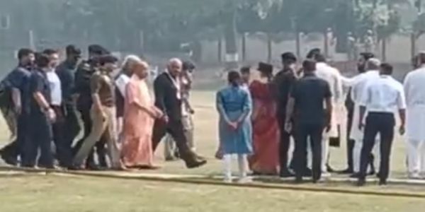 Yogi arrives to attend coordination meet of RSS Vichar Parivar