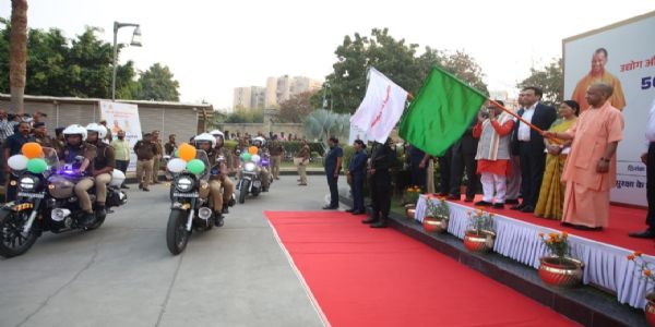UP CM flags off 50 QRT vehicles, says transformation cannot happen sans reform