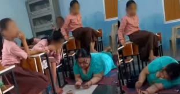 Principal of government primary school suspended after a video circulated on social media