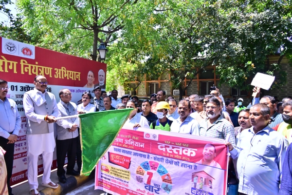 Deputy Chief Minister flagged off awareness rallies, campaign vehicles, and fogging machines
