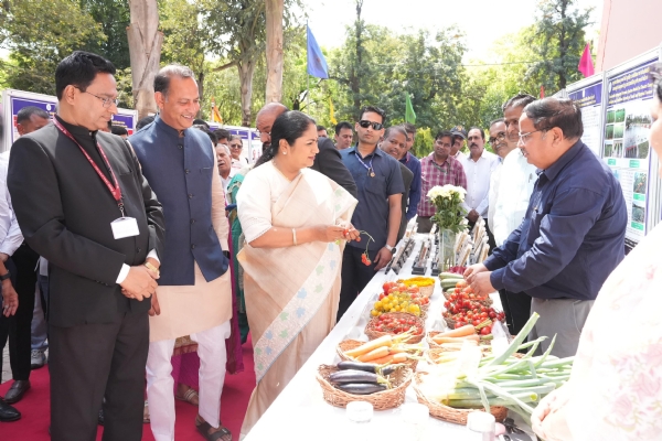 Delhi CM Rekha Gupta at the 122nd foundation‑day celebrations of ICAR at the ICAR–IARI campus