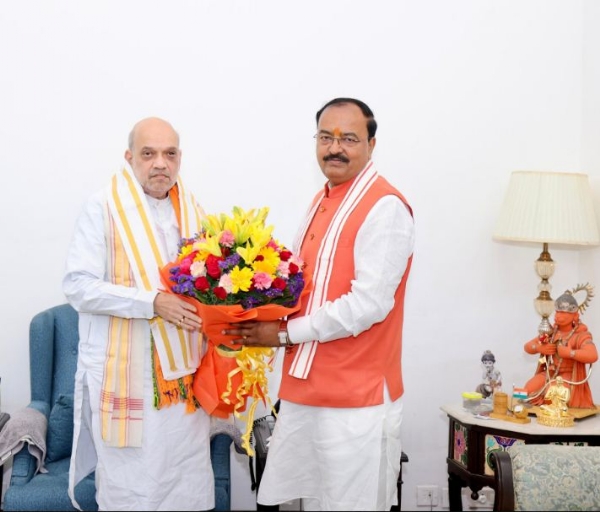Keshav Prasad Maurya met Union Home and Cooperation Minister Amit Shah