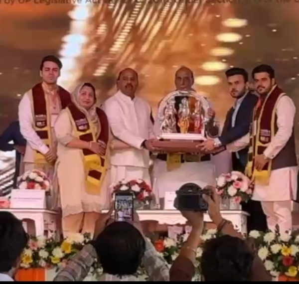 Rajnath Singh on Friday attended the convocation ceremony of Noida International University