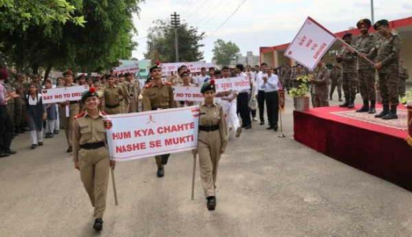 Army’s White Knight Corps Joins 100 Days-Long Anti-Drug Campaign In J&K
