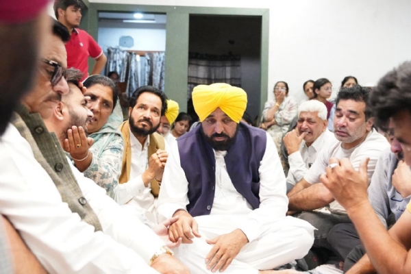 CM Bhagwant Mann Shares Grief with families