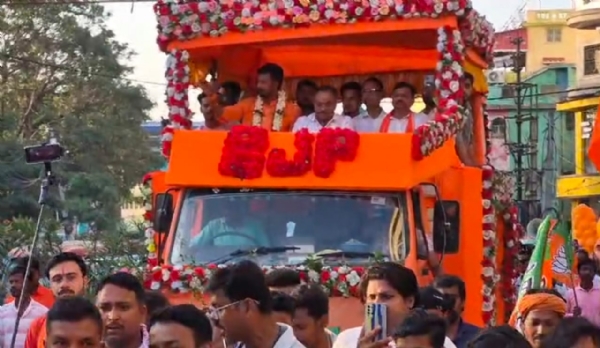BJP road show Arambagh
