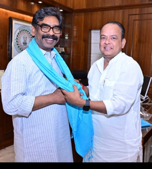 Jharkhand CM Soren and Health Minister Ansari