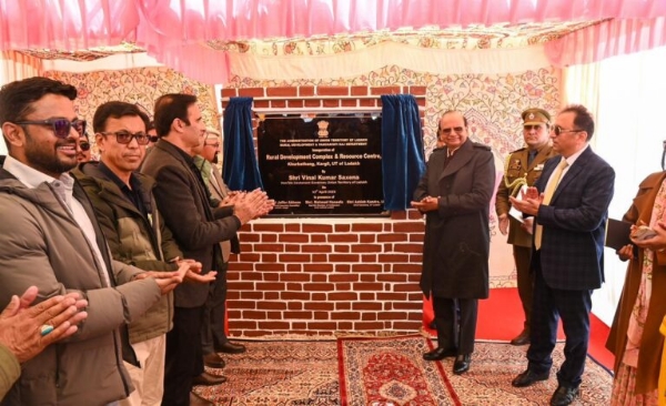 LG VK Saxena Inaugurates RDD Complex, Resource Centre & Co-Working Space In Kargil