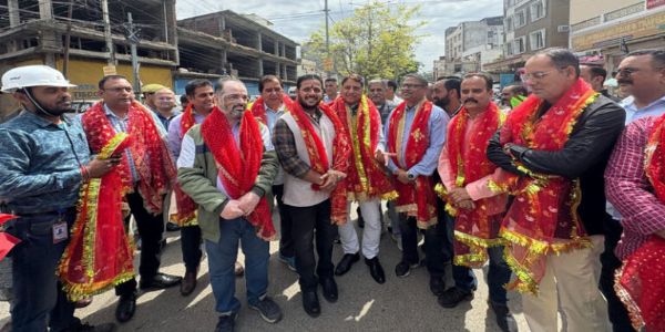 Baldev Sharma launches Rs 15 cr works under RDSS at Katra