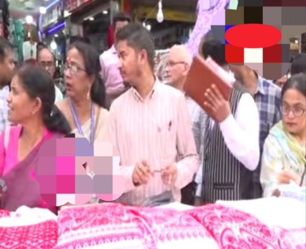 Image of the Crackdown On Powerloom Gamosa Ahead Of Bihu by Handloom Department. Image of the Crackdown On Powerloom Gamosa Ahead Of Bihu by Handloom Department.