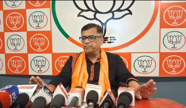 Bhaskar Bhattacharya during the press conference