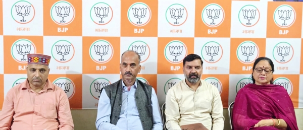 District President Rakesh Thakur