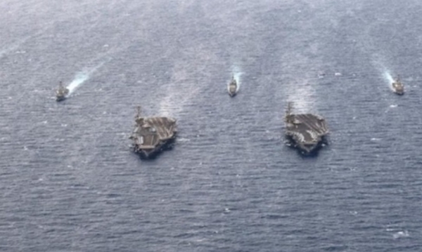 U.S. Warships Set to Seal Iranian Ports at Dawn; Iran Vows Strait of Hormuz Stays Open to Civilian Shipping