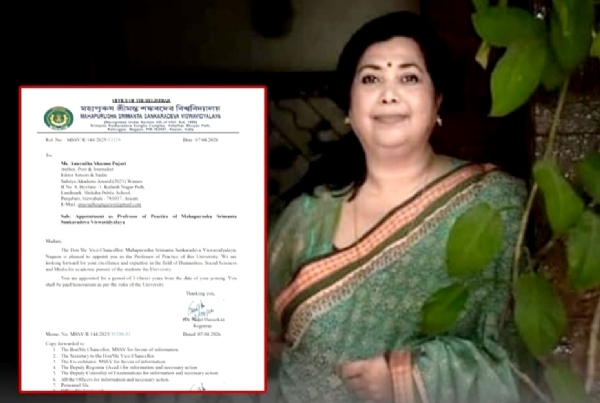 Sahitya Akademi Awardee Appointed Professor Anuradha Sharma Pujari