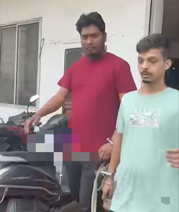 गुवाहाटी पुलिस के जाल में फंसे बांग्लादेशी नागरिकों की तस्वीर।