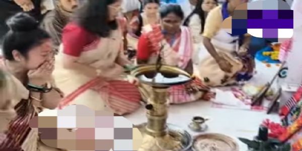 Garima Saikia Garg Turns Emotional at Zubeen Kshetra on Bohag Bihu