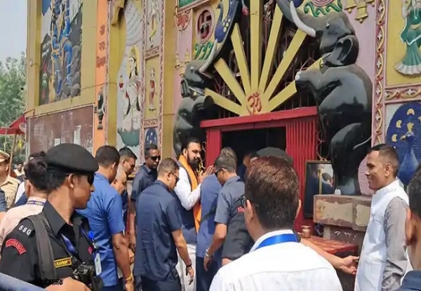 Samrat Choudhary Seeks Divine Blessings at Panchmukhi Hanuman Temple Before Oath