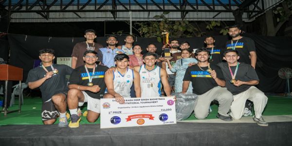 Kirori Mal College Clinches Dramatic Baba Deep Singh Basketball Title